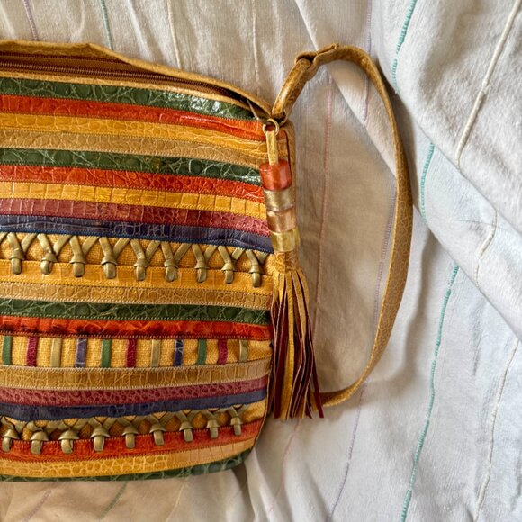 A Vintage SHARIF Designer Leather Purse - Picture 4 of 11